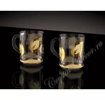 Кружки Green Tee Золотой Лист 2 Шт. Кружки Green Tee Золотой Лист 2 Шт.