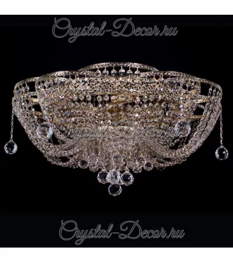 Люстра хрустальная Ромашка 003 на 6 ламп